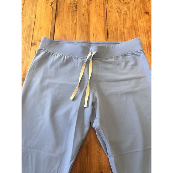 Figs Scrub Pants Size Large Petite Ceil Blue Livingston Technical Collection - Picture 4 of 13
